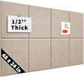 1/2'' Thick Felt Bulletin Board Squares, Dartboard Wall Protector by Unknown