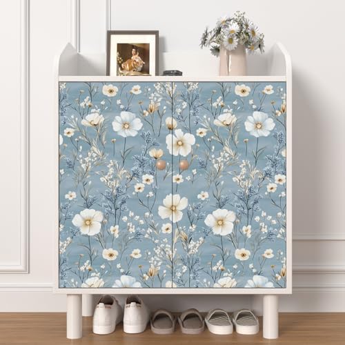 Laatse Vintage Floral Wallpaper Peel and Stick 17.5" x 118" - Image 7