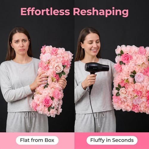 Flower Wall Backdrop 2 Panels 16×24 Inch - Image 5