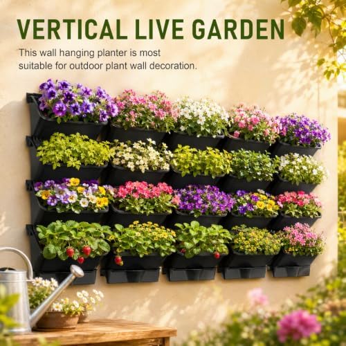 Vertical Garden Planter Hanging Wall Planter, 24 Pack - Image 4