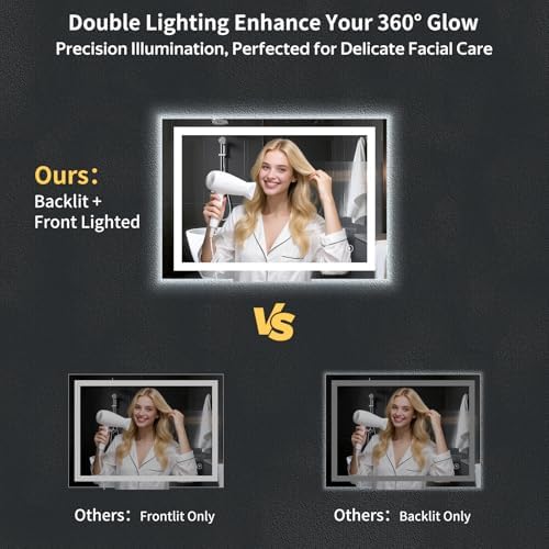 24"x42" LED Bathroom Mirror - Image 2