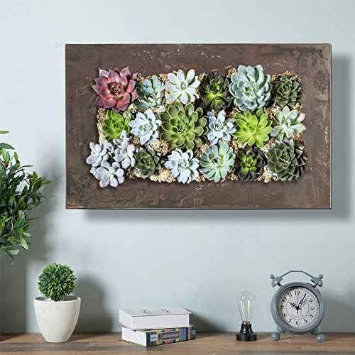 Vandue Modern Home Living Wall Galvanized Steel/Zinc Succulent Planter - Image 3