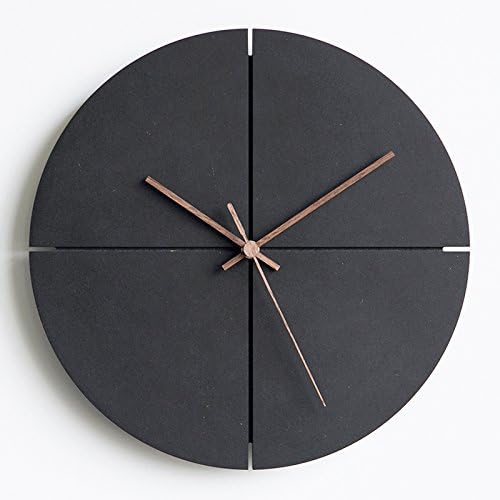 'Old Town' Wooden Modern Wall Clock, Minimalistic and Stylish, Walnut Hands by MODIRNATION
