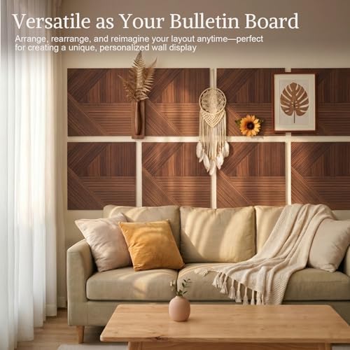 Acoustic Wall Panels, 6 Piece 23.62" X 23.62" Peel and Stick Wall Panels - Image 5