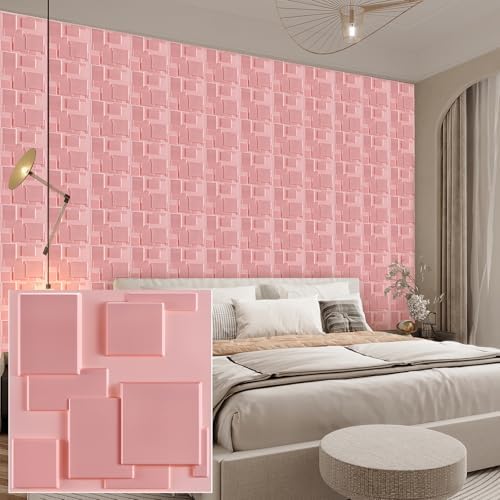 Heikki 30 Pack 3D Wall Panel for Interior Wall Décor, PVC Flower Textured Wall by YourBestChoices