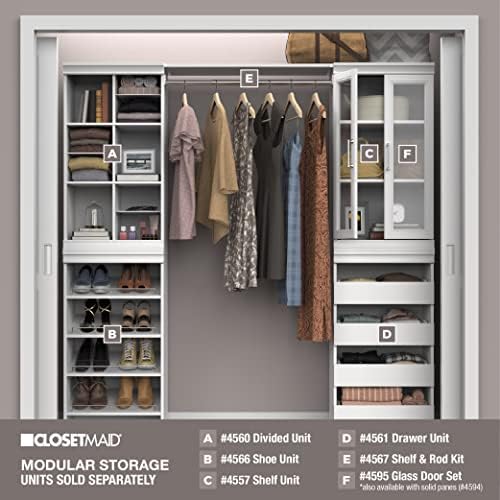 ClosetMaid Modular Closet Collection Shelf and Hang Rod Accessory Kit, 36-Inch - Image 5