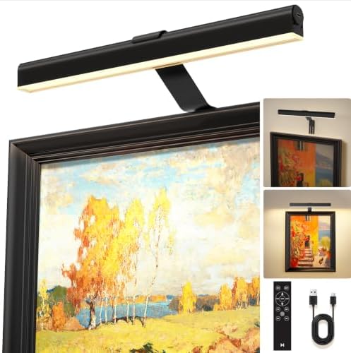 Innovative Insert-Type Picture Light, No-Drill Magnetic Mount by Unknown