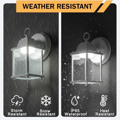 LIT-PaTH Outdoor Wall Light Fixture, LED 5000K, 1 Pack - Image 4