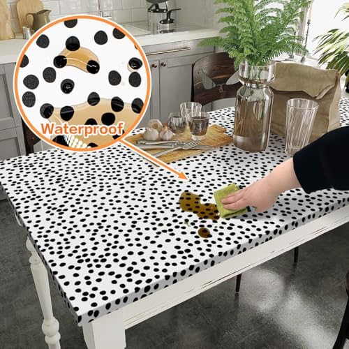 Jeweluck Peel and Stick Wallpaper Polka Dot Wallpaper 17.7” x 196.8” - Image 4