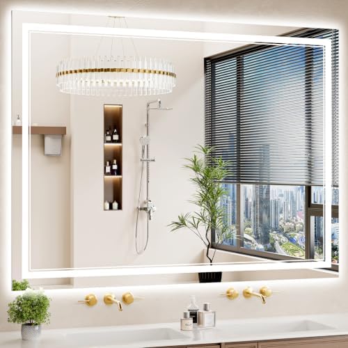 40"x50" LED Bathroom Mirror by WISSMIELSHOME