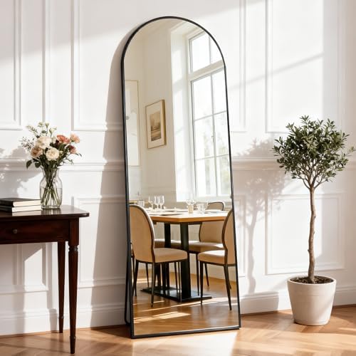 DUMOS Arched Mirror Full Length Floor, 59x16 Inch Full Body Standing Mirror by DumosLifestyle