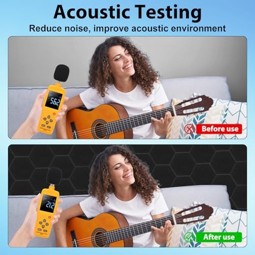 12 Pack Acoustic Panels Self Adhesive Sound Proof Foam, High Density Sound - Image 5