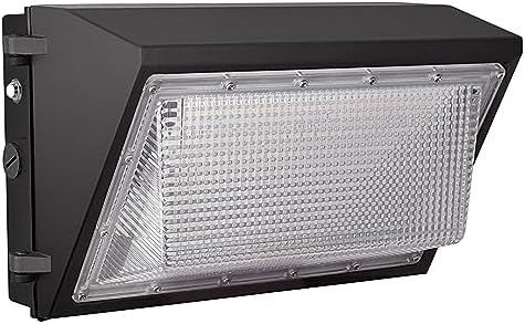 120W LED Wall Pack Light Dusk to Dawn 5000K 15600LM ETL Listed by Tesoorda
