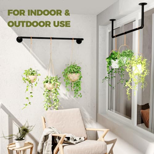 Galood 2Pc Hanging Planters for Indoor Plants Plant Hanger Indoor Hanging Plant - Image 5