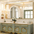 TokeShimi 72x36 Inch Gold Bathroom Vanity Mirror by TokeShimi