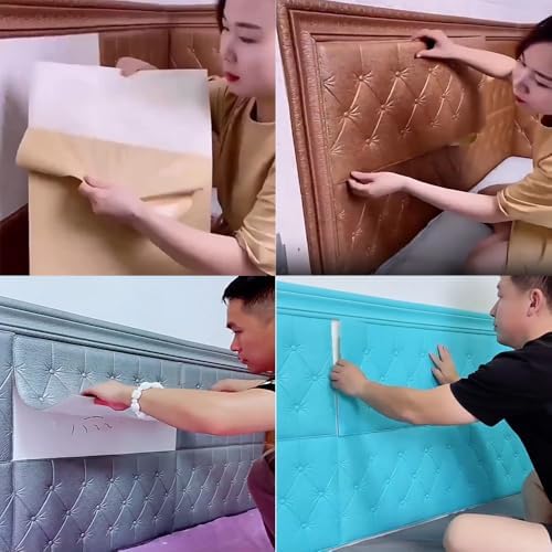 3D Wall Panels Peel and Stick Faux Foam 3D Brick Wallpaper Faux Brick Paneling - Image 7