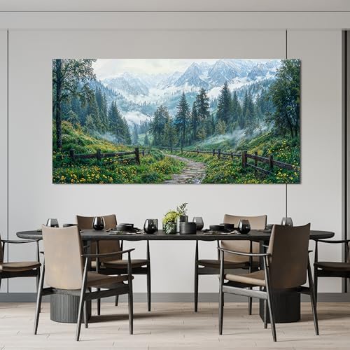 Canvas Wall Art Decor Canvas Art Wall Decor Modern Large Landscape Wall Art - Image 2