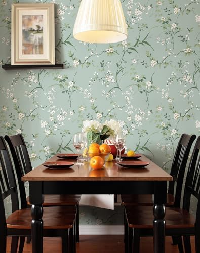 Peel and Stick Wallpaper Farmhouse Wild Floral Peel and Stick Wall Paper French - Image 6