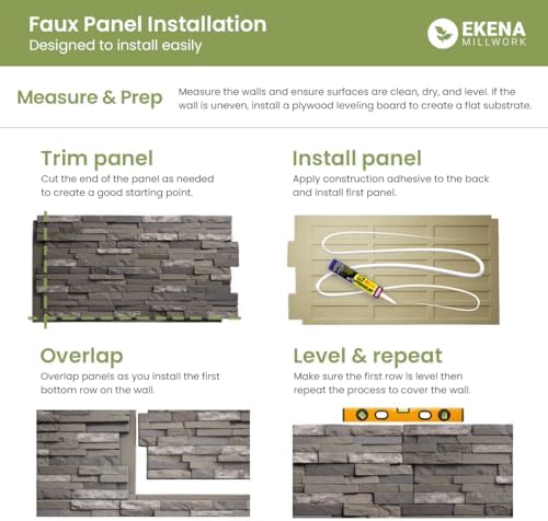 EverStone Traditional Faux Brick Panel, Chestnut Color - Image 4