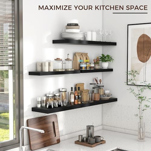 36" Wide x 8" Deep Floating Shelves - Image 6