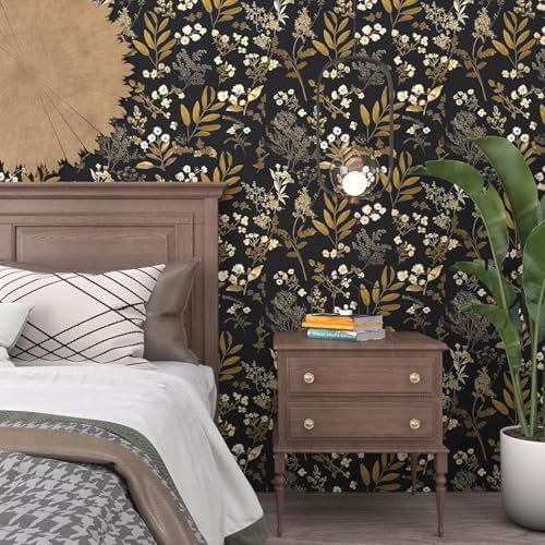 Laatse Vintage Floral Peel and Stick Wallpaper 17.5'' x 787'' - Image 4