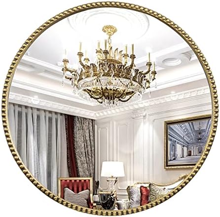 Round Bathroom Wall Mirror, Wall Mounted Large Circle Makeup Mirror by Fobule