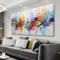 Suconvng Abstract Wall Art For Living Room Colorful Musical Note Canvas Art by Suconvng