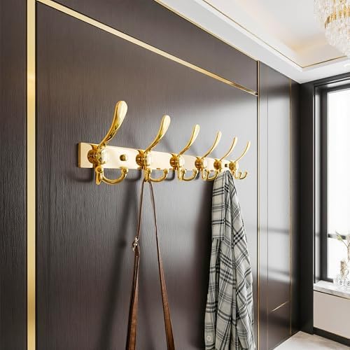 Dseap Coat Rack Wall Mount 24 Inch, Heavy Duty 12-Gauge Base vs Flimsy 1mm - Image 4