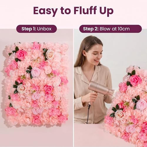 Flower Wall Backdrop 6 Panels 16×24 Inch - Image 6