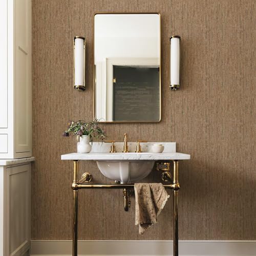 JiffDiff Woven Wallpaper Peel and Stick 17.3" x 1200" Colorful Paint Grasscloth - Image 5