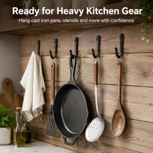 50 LB Heavy Duty Zinc Alloy Wall Hooks - Image 3
