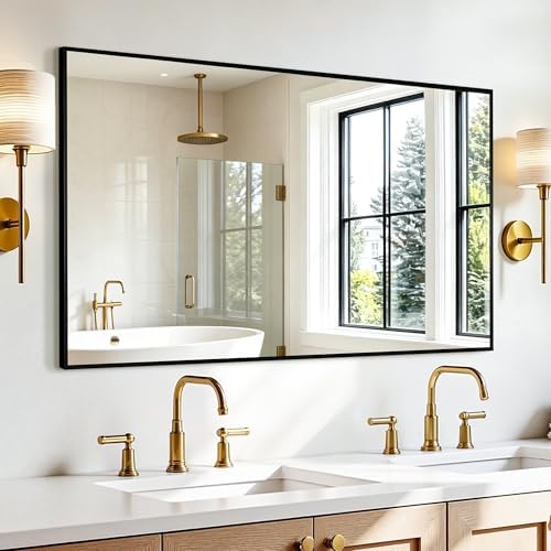 Rectangular Bathroom Mirror by AMOISE