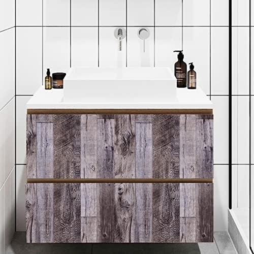 Yun-aeon Natural Wood-Gray Contact Paper Peel and Stick Wallpaper - Image 5
