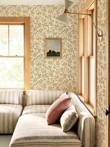 Dimoon Vintage Peel and Stick Wallpaper Floral Contact Paper Farmhouse - Image 5