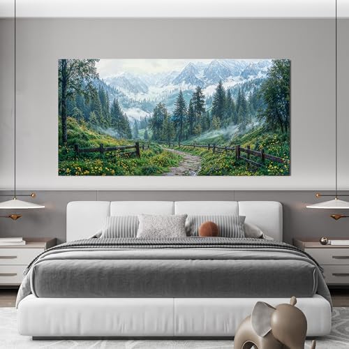 Canvas Wall Art Decor Canvas Art Wall Decor Modern Large Landscape Wall Art - Image 3