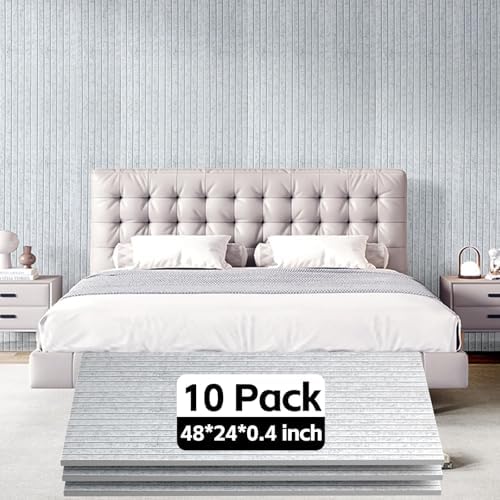 10Pack Large Acoustic Panels, Self-Adhesive Sound Panels Noise Reducing - Image 2