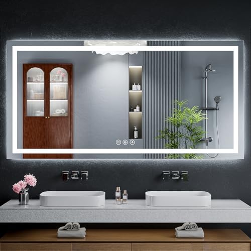 60"x30" LED Bathroom Mirror by MYSUNORIA