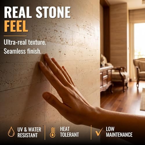 DECKO Flexistone 3D Stone Wall Panel Sample - Image 4