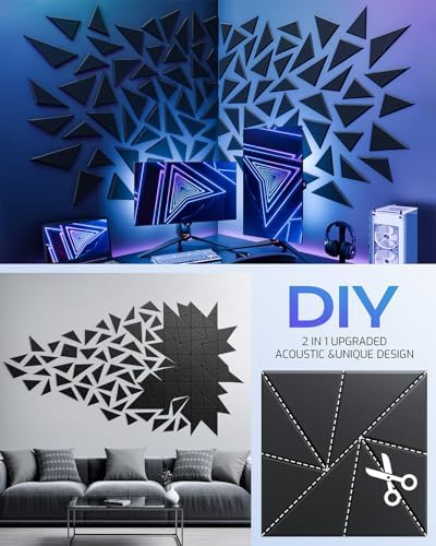 12 Pack Acoustic Panels, Sound Proof Foam Panels - Image 5