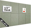 1/2'' Thick Felt Bulletin Cork Board Tiles by Unknown