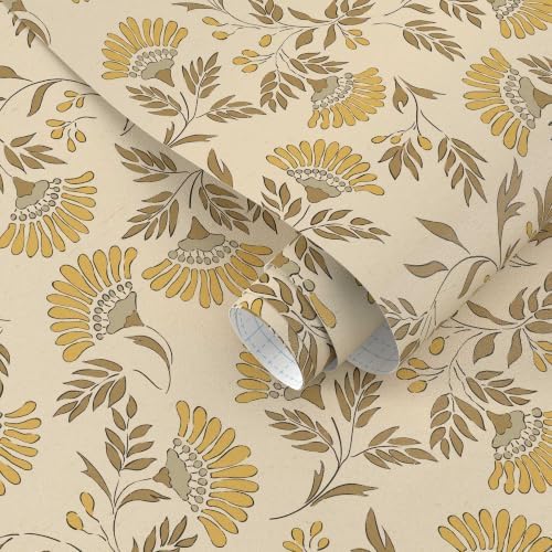 Dimoon Vintage Peel and Stick Wallpaper Floral Contact Paper Farmhouse by DIYYOURMOON