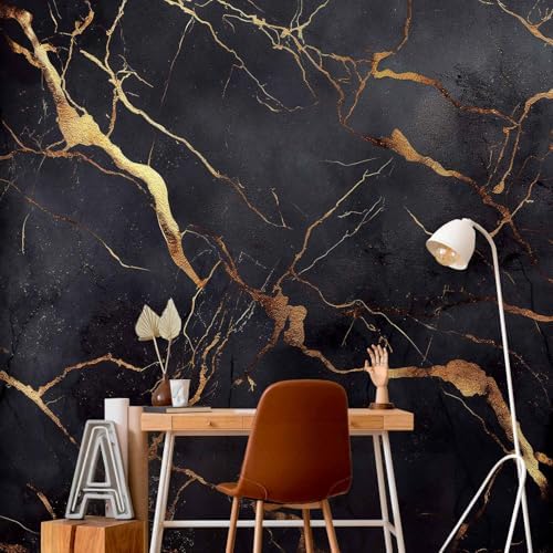 artgeist - Premium Wall Mural Wallpaper, Living Room Stone Wall 157x110 in - Image 5