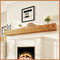 Avana Rustic Fireplace Mantle Shelf 84 Inches by AvanaHome