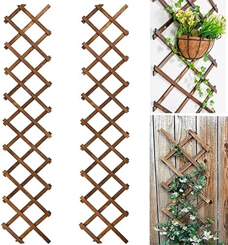 Avalution Extensible Natural Garden Wooden Fence Lattice by Avalution