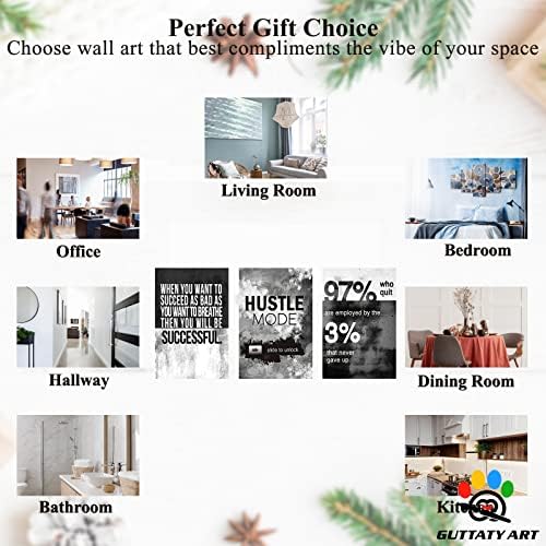 Office Wall Art-3 Pcs Motivational Art, Inspirational Quotes, Entrepreneur - Image 6