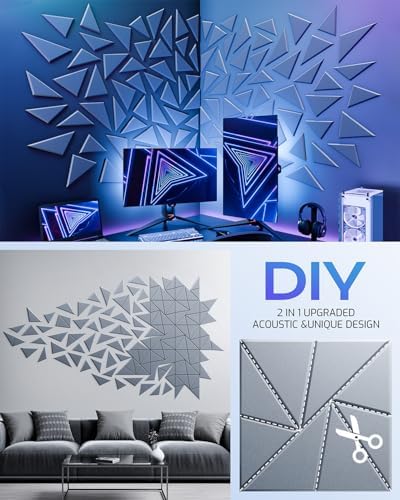 12 Pack Acoustic Panels, Sound Proof Foam Panels - Image 5