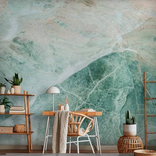 artgeist Peel and Stick Wall Mural, Living Room Decor Stone Wall 135x101 in - Image 6