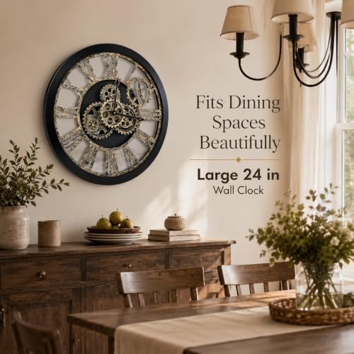 The B-Style Large Wall Clock, 24 inch - Image 5