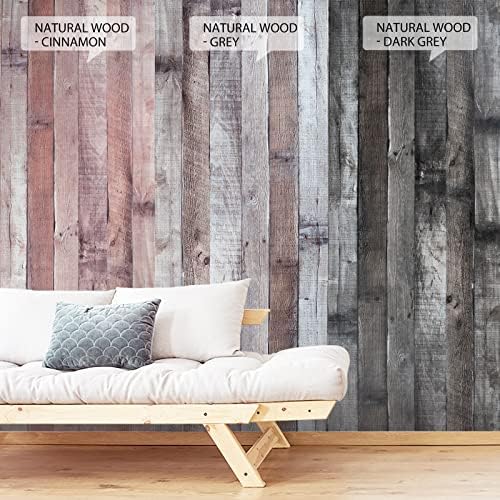 Yun-aeon Natural Wood-Cinnamon Contact Paper Peel and Stick Wallpaper - Image 3