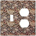 Wallplates Vintage William Morris Floral Plants 1 Toggle 1 Duplex Switch Plate by Lightswitchcovers